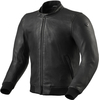 Revit Travon Motorfiets lederen jas,  zwart,  afmeting 48