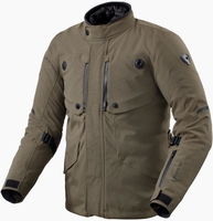 Revit Trench 2 GTX waterdichte motorfiets textieljas,  groen,  afmeting XL voor man