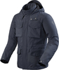 Revit Triomphe 2 H2O WP Motorfiets textiel jas,  blauw,  afmeting XL