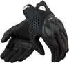 Revit Veloz Motorfiets handschoenen,  zwart,  afmeting 4XL voor man