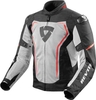 Revit Vertex Air Textiel jas Zwart Rood 2XL