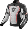 Revit Vertex Air Textiel jas Zwart Rood 3XL