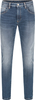 Rokker Rokkertech Tapered Slim Carrot Fit Motorjeans,  blauw,  afmeting 38