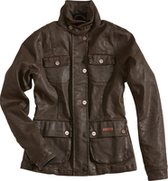 Rokker Rokkertech Women´s jas,  bruin,  afmeting 3XL voor vrouw