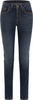 Rokker RT Mid Waist Slim Dames Motorfiets Jeans,  zwart,  afmeting 32 34 voor vrouw