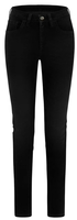 Rokker RT Mid Waist Slim Dames Motorfiets Jeans,  zwart,  afmeting 32 voor vrouw