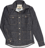 Rokker Selvage Worker Denim Jas,  zwart,  afmeting L