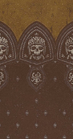 Rokker Skull Multifunctionele buis,  bruin