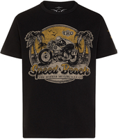 Rokker Speed & Beach T-shirt,  zwart,  afmeting S voor man