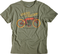 Rokker Speed and Glory T-Shirt,  groen,  afmeting 3XL
