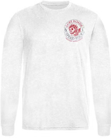 Rokker Speed Shop Longsleeve,  wit,  afmeting XL voor man