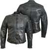Rokker Street Leren jas Grijs 3XL