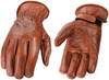 Rokker Tattoo Skull Motorfiets handschoenen,  bruin,  afmeting 3XL voor man