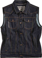Rokker Team Denim Vest Blauw S