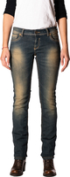 Rokker The Diva Jeans Dame,  blauw,  afmeting 29 voor vrouw