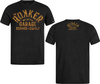 Rokker TR Garage T-shirt,  zwart-geel,  afmeting M