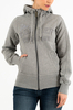 Rokker TRC Dames Hoodie,  grijs,  afmeting S voor vrouw