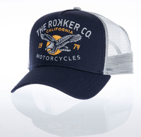 Rokker TRC Eagle Trukker Cap,  grijs-blauw