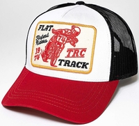 Rokker TRC Patch Trucker Cap,  zwart-wit-rood