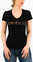 Rokker Vintage Women´s Shirt,  zwart,  afmeting XL voor vrouw
