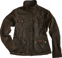 Rokker Wax Cotton Lady Jacket,  groen,  afmeting 3XL voor vrouw