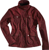 Rokker Wax Cotton Lady Jacket Rood 2XL