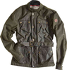 Rokker Wax Cotton Long Jas Groen M