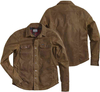 Rokker Wax Cotton Overhemd Bruin S