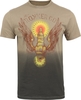 Rokker Wings T-Shirt,  bruin,  afmeting XL
