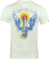 Rokker Wings T-Shirt,  wit,  afmeting S