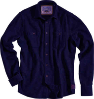 Rokker Wool Rider Motorshirt Blauw L
