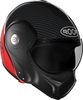 Roof Boxxer Carbon Helm,  zwart-rood,  afmeting S