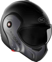 Roof Boxxer Face Helm Zwart Grijs Zilver L