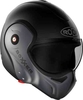 Roof Boxxer Face Helm Zwart Grijs Zilver S M