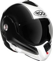 Roof Desmo Flash Helm,  zwart-wit,  afmeting S