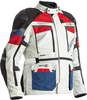 RST Adventure-X Airbag Motorfiets Textiel Jas,  wit-rood-blauw,  afmeting L
