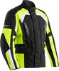 RST Alpha 4 Motorfiets textiel jas,  zwart-geel,  afmeting XL