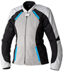 RST Ava Mesh waterproof Dames Motorfiets Textiel Jas,  grijs-blauw,  afmeting XS voor vrouw