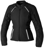 RST Ava waterdichte dames motorfiets textiel jas,  zwart,  afmeting 2XL voor vrouw