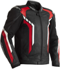 RST Axis Leather Jacket Leren jas,  zwart-rood,  afmeting 52