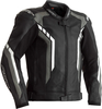 RST Axis Leather Jacket Leren jas,  zwart-wit,  afmeting 48