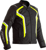 RST Axis Motorfiets textiel jas,  zwart-geel,  afmeting XL