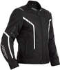 RST Axis Motorfiets textiel jas,  zwart-wit,  afmeting 3XL
