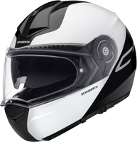 Schuberth C3 Pro Split Helm,  zwart-wit,  afmeting L
