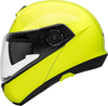 Schuberth C4 helm,  geel,  afmeting XL