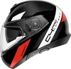 Schuberth C4 Pro Carbon Avio 3K Helm,  rood,  afmeting XL