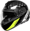 Schuberth C4 Pro Carbon Avio Helm,  geel,  afmeting S