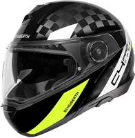 Schuberth C4 Pro Carbon Avio Helm,  geel,  afmeting S
