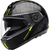 Schuberth C4 Pro Carbon Fusion Helm,  zwart-geel,  afmeting M