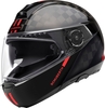 Schuberth C4 Pro Carbon Fusion Helm,  zwart-rood,  afmeting S
